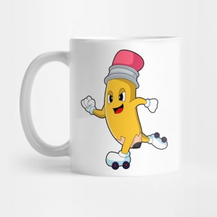 Pencil Roller skates Inline skating Mug